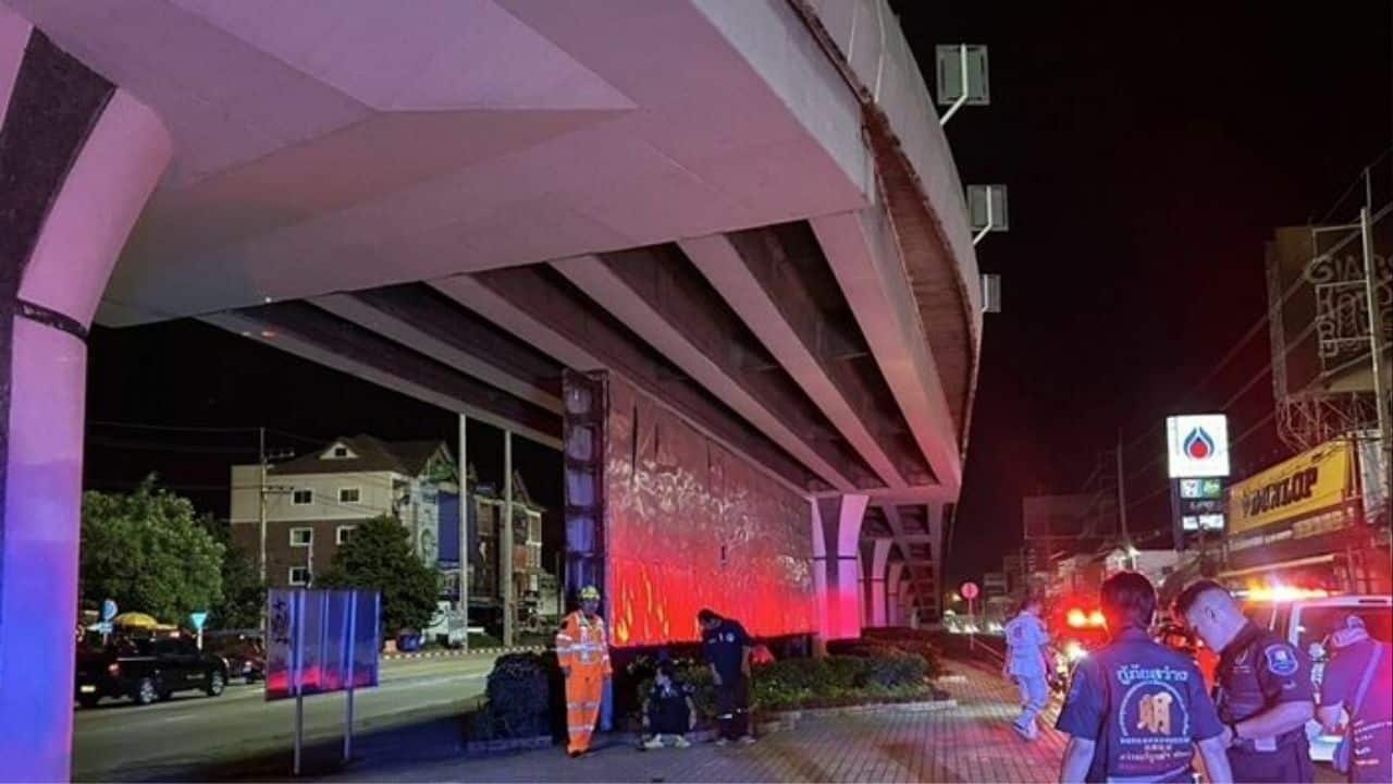 Motorcyclist dies after crash on Pattaya-Bangkok motorway