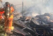 Fire in Hat Yai destroys five houses, no injuries reported