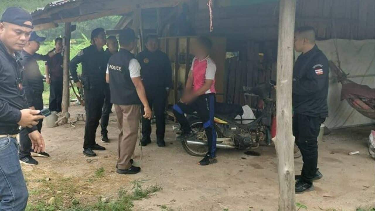 Thai teacher arrested for drug use and weapon possession