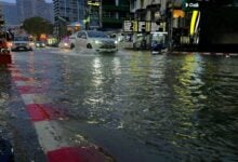 Splash ‘n’ grab: Floods wreak havoc as Pattaya bikes washed away