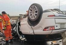 Serious accident on Chalong Rat Expressway leaves two injured