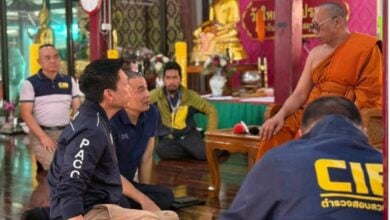 Holy scandal! Monks caught with robes down in Miss Golf romp