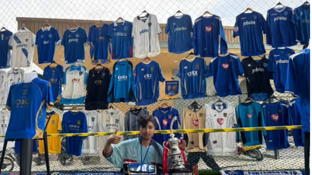 Thai hard: Pompey mad fan builds shrine to blues, from Thailand