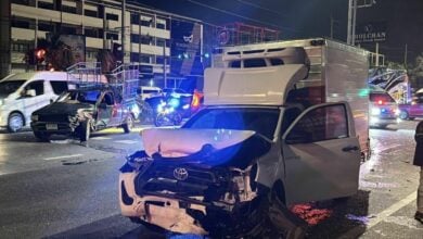 Udder chaos as milk van collides with drunk driver in Pattaya crash | Thaiger