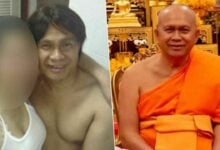Wigged out: Love rat monk caught romping with millionaire mistress
