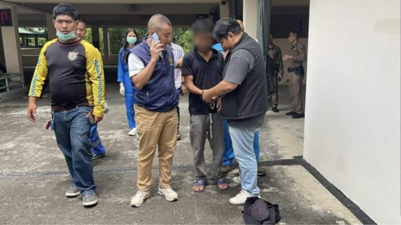 Burmese man arrested for wife’s murder in Samut Prakan hotel