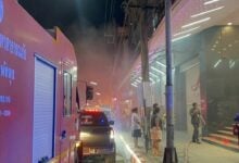 Child’s mishap sparks fire panic at Phatthalung shopping mall