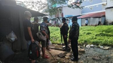 Five Thai men caught trying to cross border from Poipet