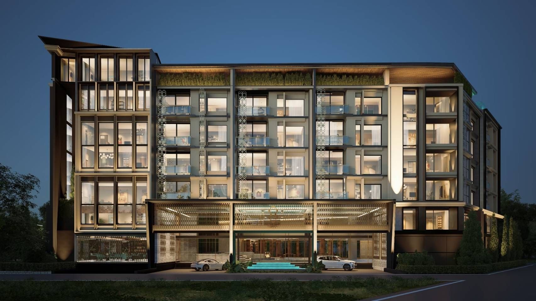 The exterior of 8 Atelier Residence