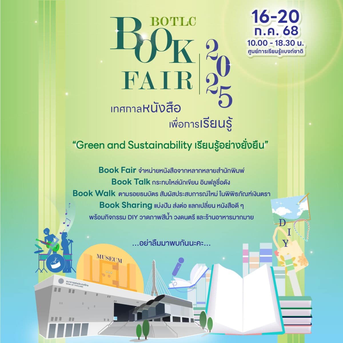 BOLTC Book Fair at The Bank of Thailand Learning Centre