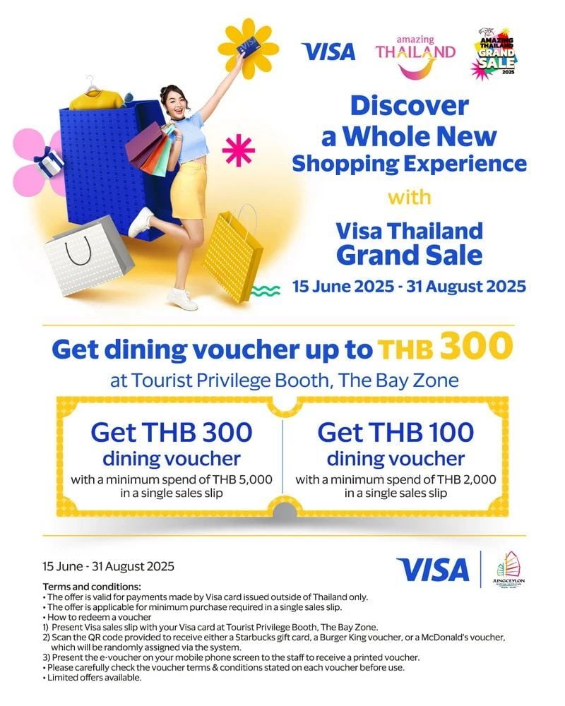 VISA Thailand Grand Sale at Jungceylon Phuket