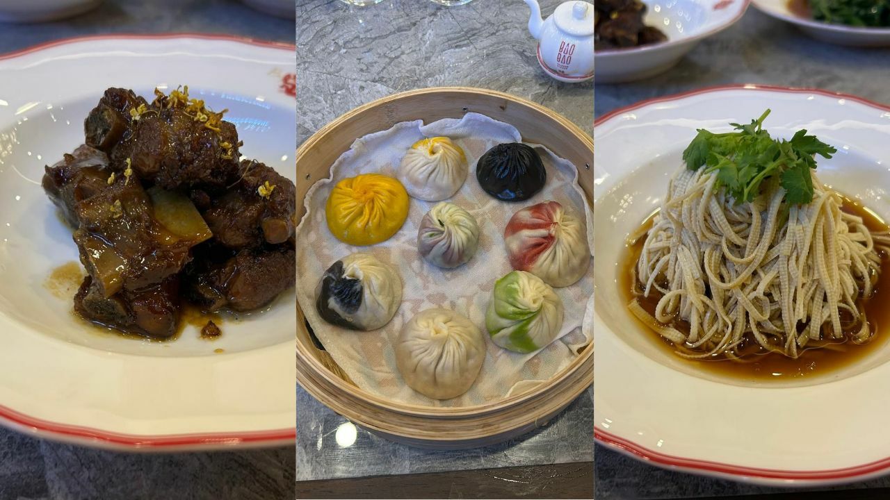 dishes at Bao Bao