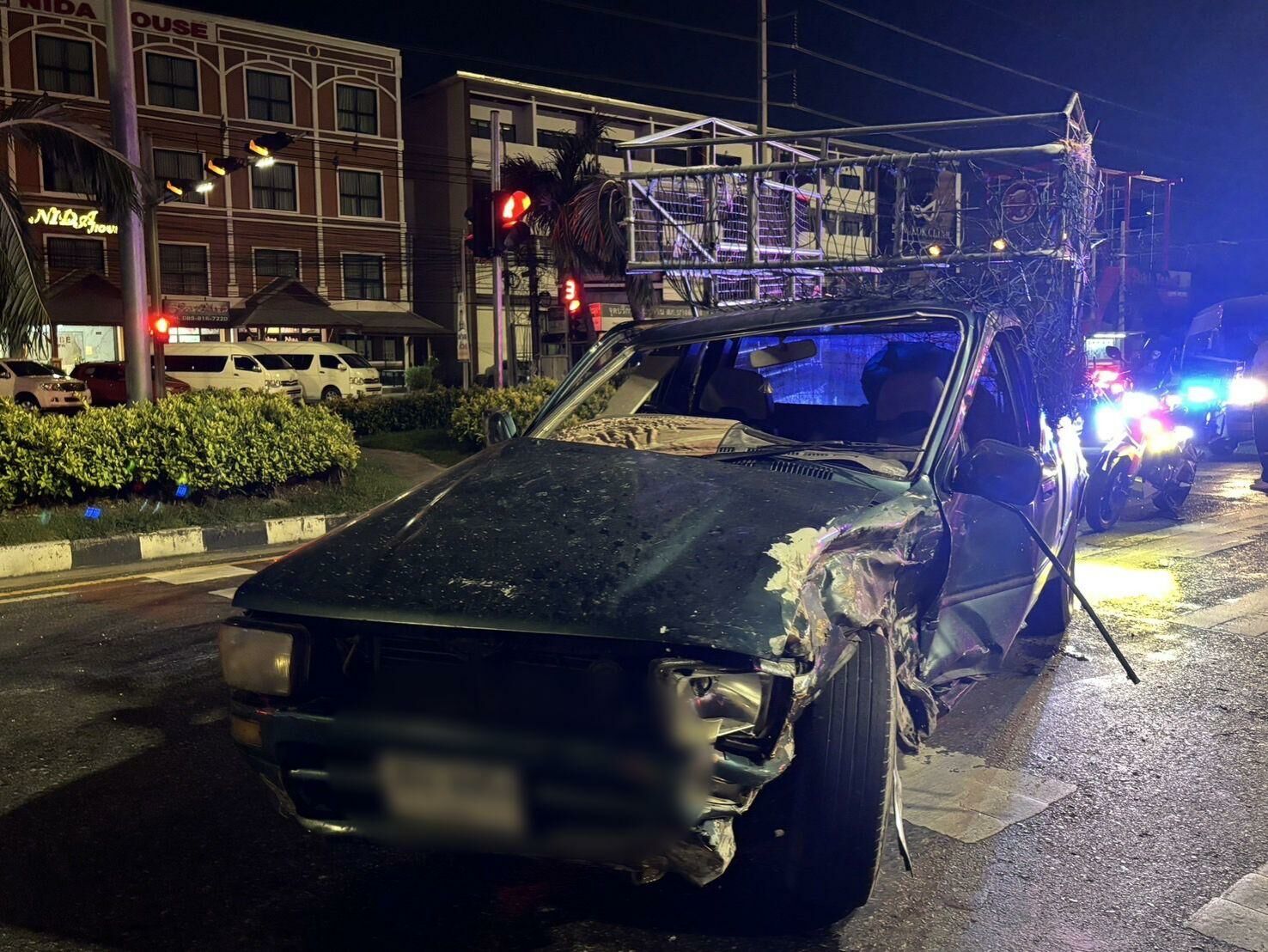 Udder chaos as milk van collides with drunk driver in Pattaya crash | News by Thaiger