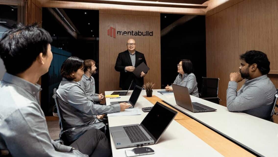 Mentabuild leadership in action during a project strategy meeting