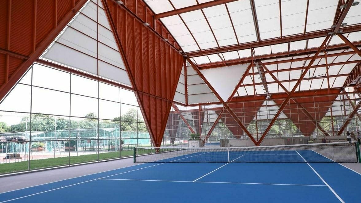 Bangkok Patana School Tennis Centre by Mentabuild