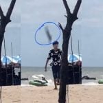 Hare-rest him! Bang Saen Beach yob slammed for sick rabbit abuse | Thaiger