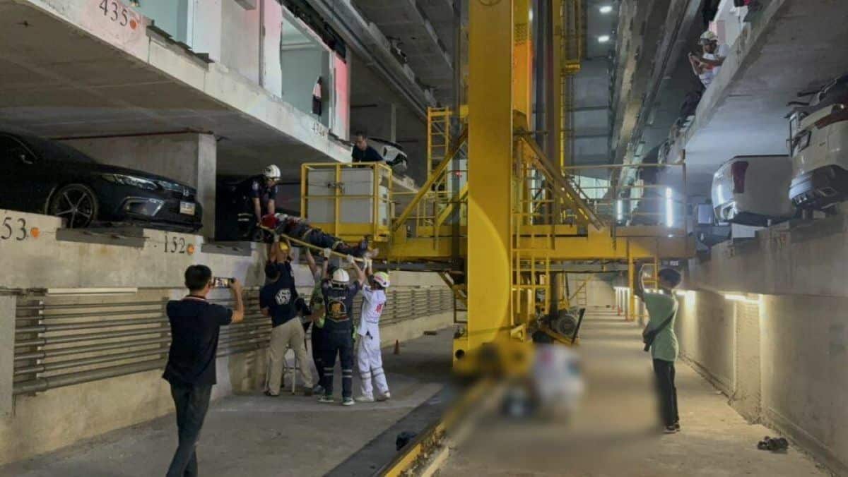 Elderly fisherman falls into Pattaya car park elevator shaft | News by Thaiger