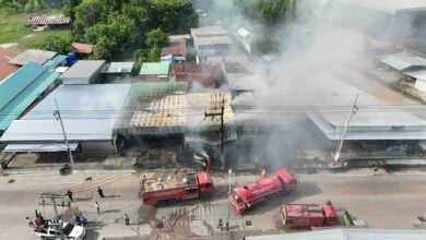 Tyred and fired! Pattaya garage inferno erupts after fuel blunder