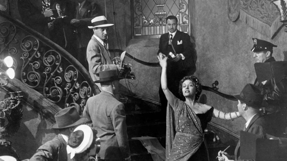 A scene from Sunset Boulevard