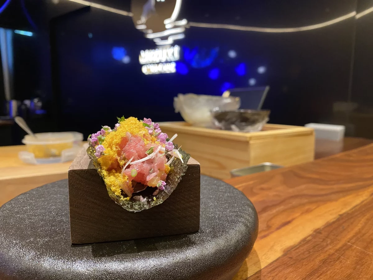 Food at Mizuki Omakase