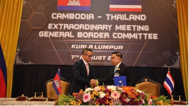 Thailand and Cambodia strike border truce in Malaysia | News by Thaiger