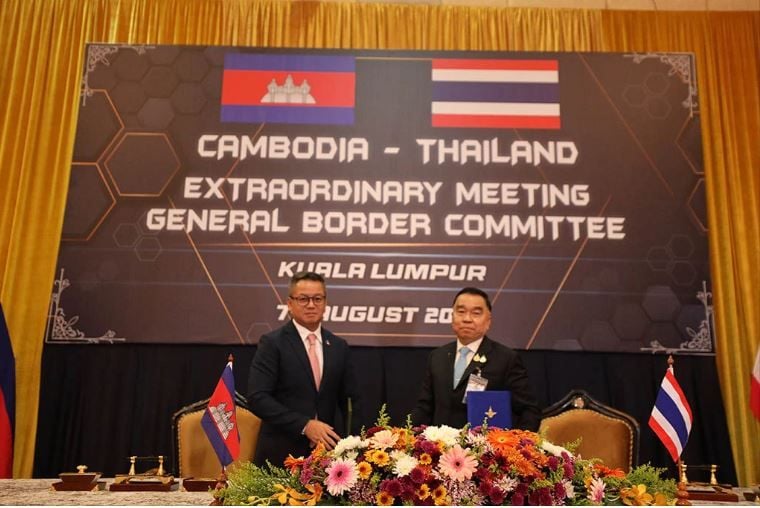 Thailand and Cambodia strike border truce in Malaysia | News by Thaiger