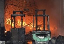 Fire at Phetchaburi plastic factory causes damage worth millions baht | Thaiger