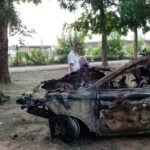 Burned car with skeleton found at Khao Khom Ma cliff | Thaiger