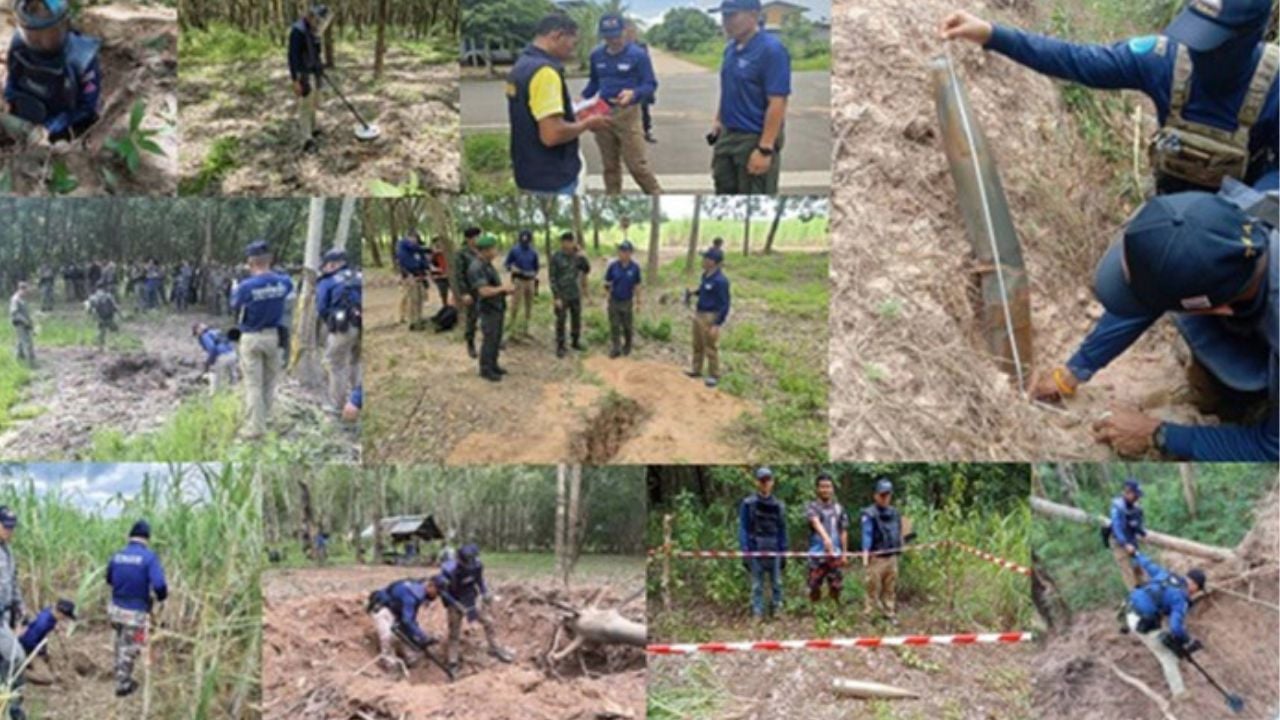 Thailand clears 432 explosives on Thai-Cambodian border in 10 days | Thaiger