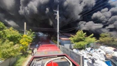 Plastic recycling factory fire in Chachoengsao raises safety concerns | Thaiger