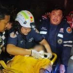 Laotian man survives horrific motorcycle accident in Chachoengsao | Thaiger