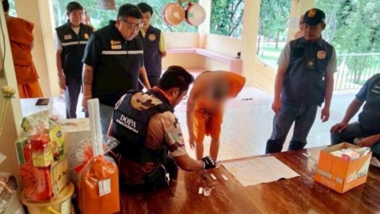Drug crackdown in Suphan Buri sees monks defrocked, detained | Thaiger
