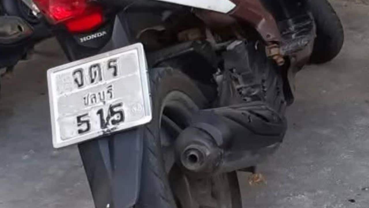 Motorcycle theft in Pattaya: thief rides off with Honda Click | Thaiger