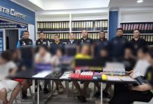 Chon Buri police bust illegal poker den, arrest nine foreigners | Thaiger