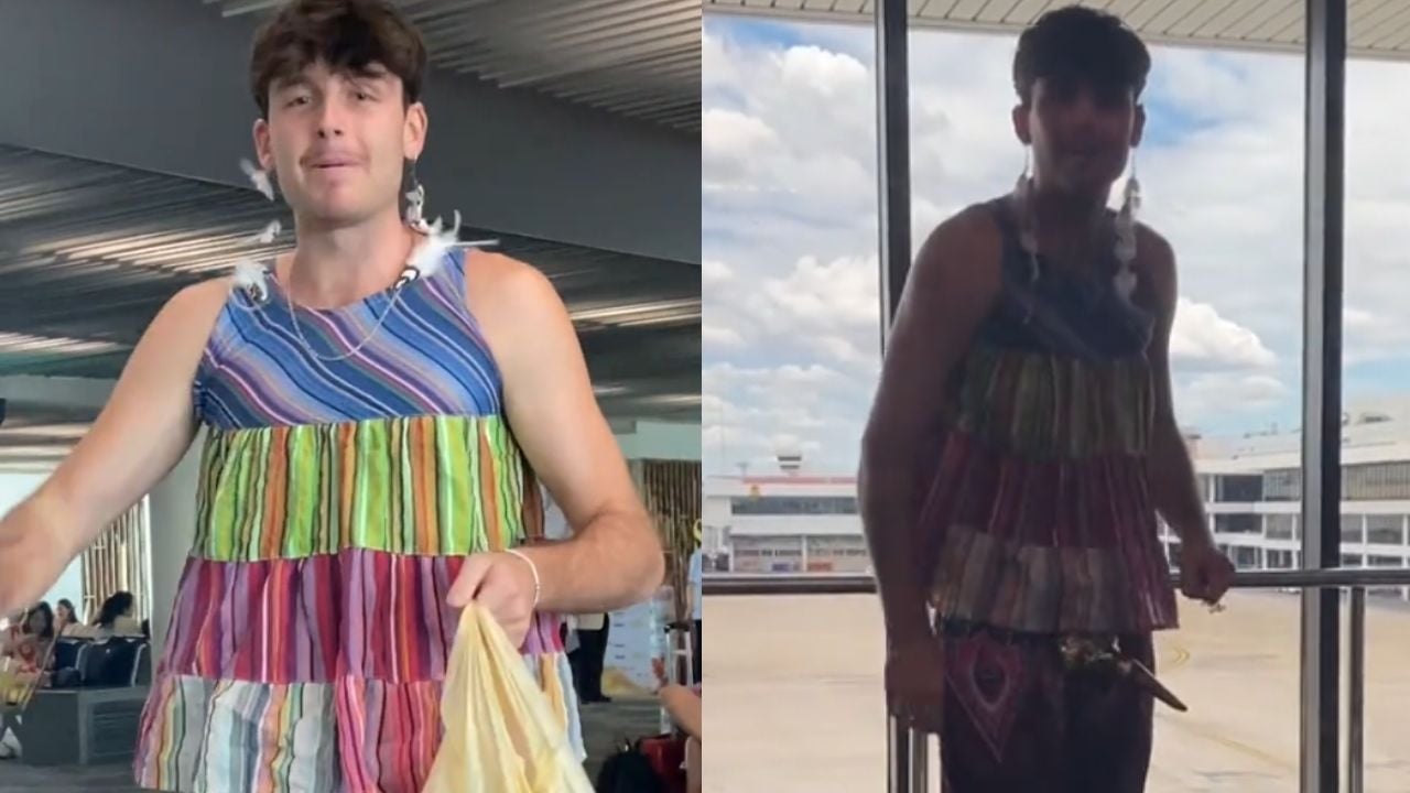 Foreign group clothes exchange Phuket airport