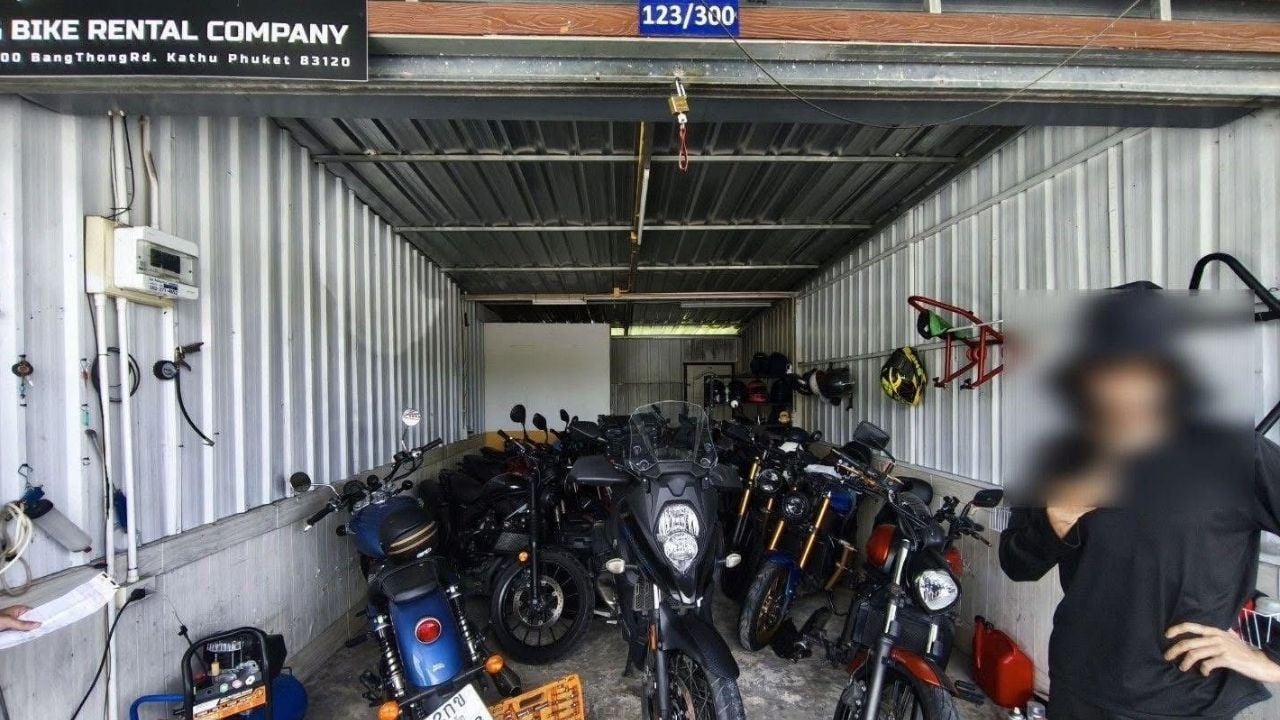 Foreign man arrested at illegal car rental shop in Phuket