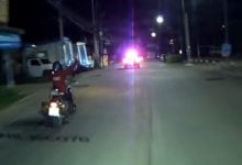 British motorcyclist blocks rescue vehicle and causes collision in Pattaya | Thaiger