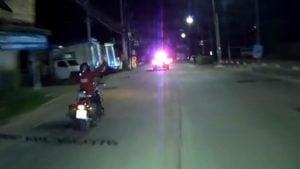British motorcyclist blocks rescue vehicle and causes collision in Pattaya | Thaiger