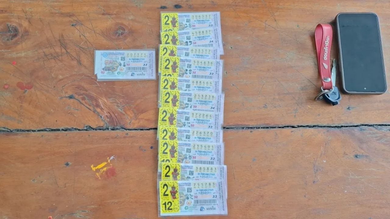 Udon Thani lottery thief begs for forgiveness