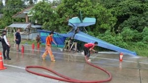 Thai trainer and Russian student injured in plane crash in Phuket | Thaiger
