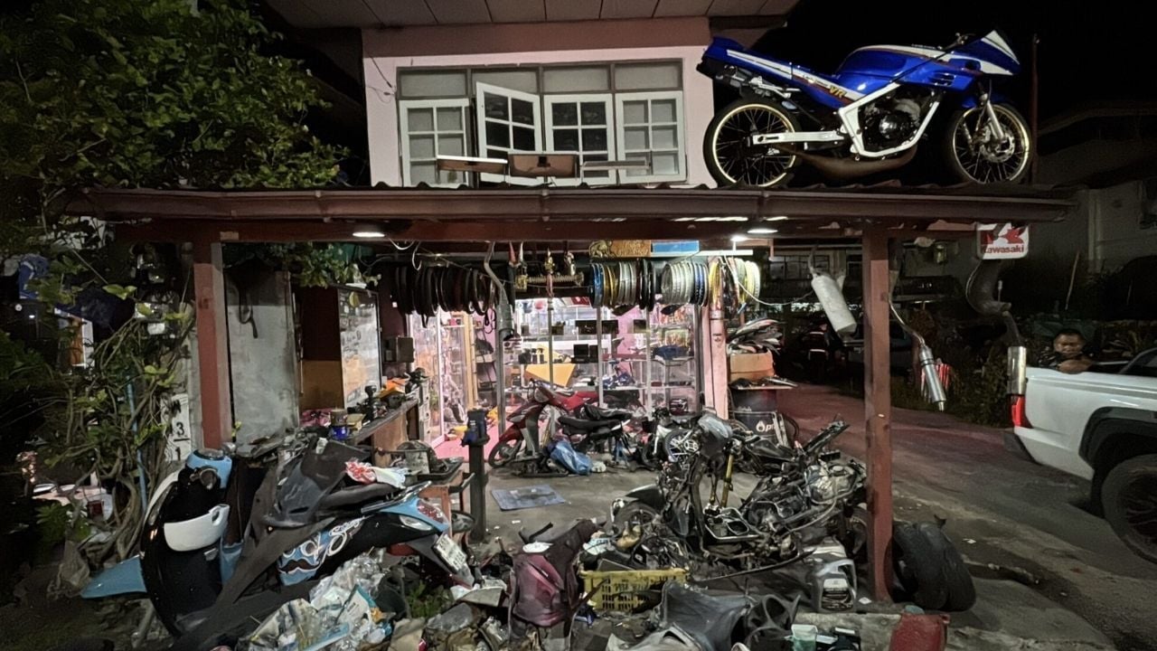 Garage owner arrested for theft in Samut Prakan