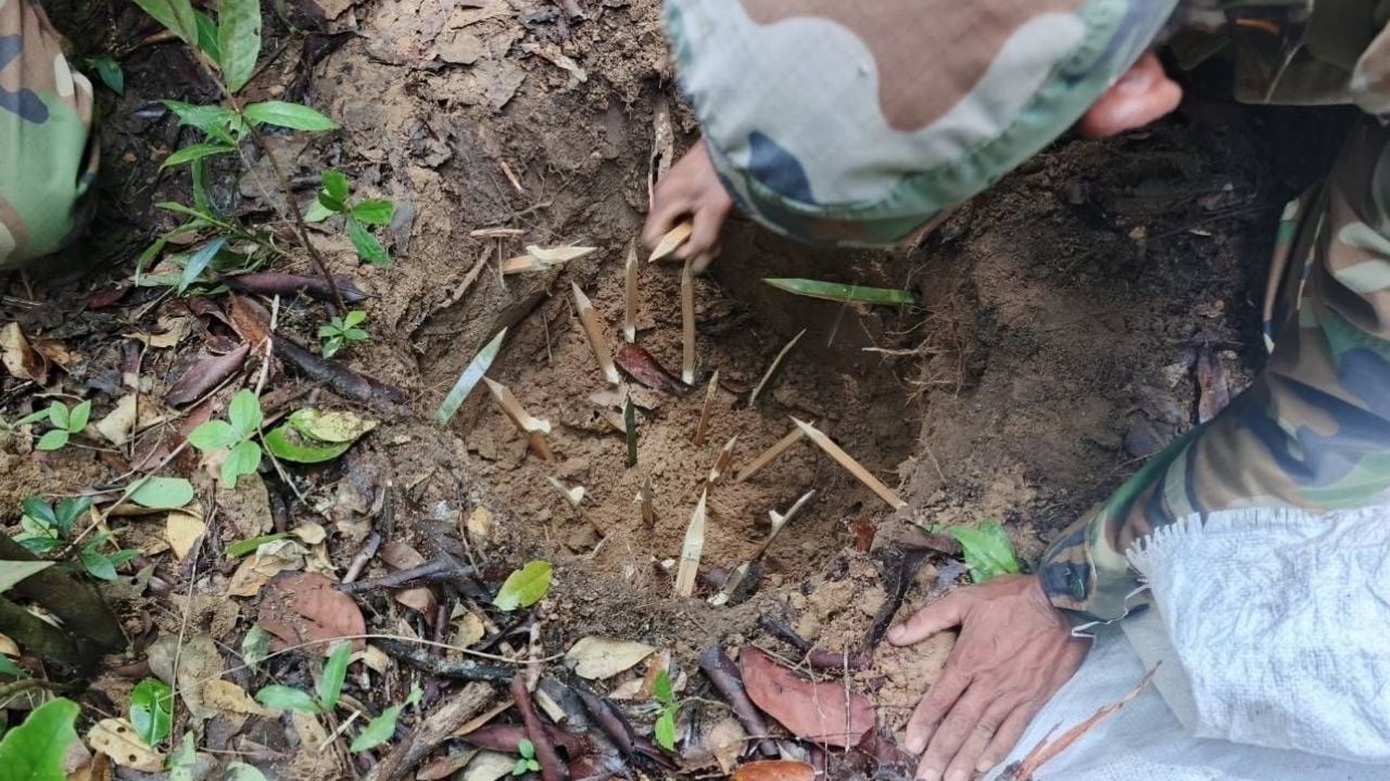 Traps at Thai-Cambodia border