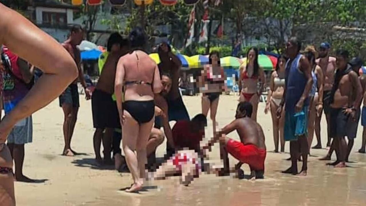 1 killed 1 critical after drowning in sea off Kata Beach Phuket