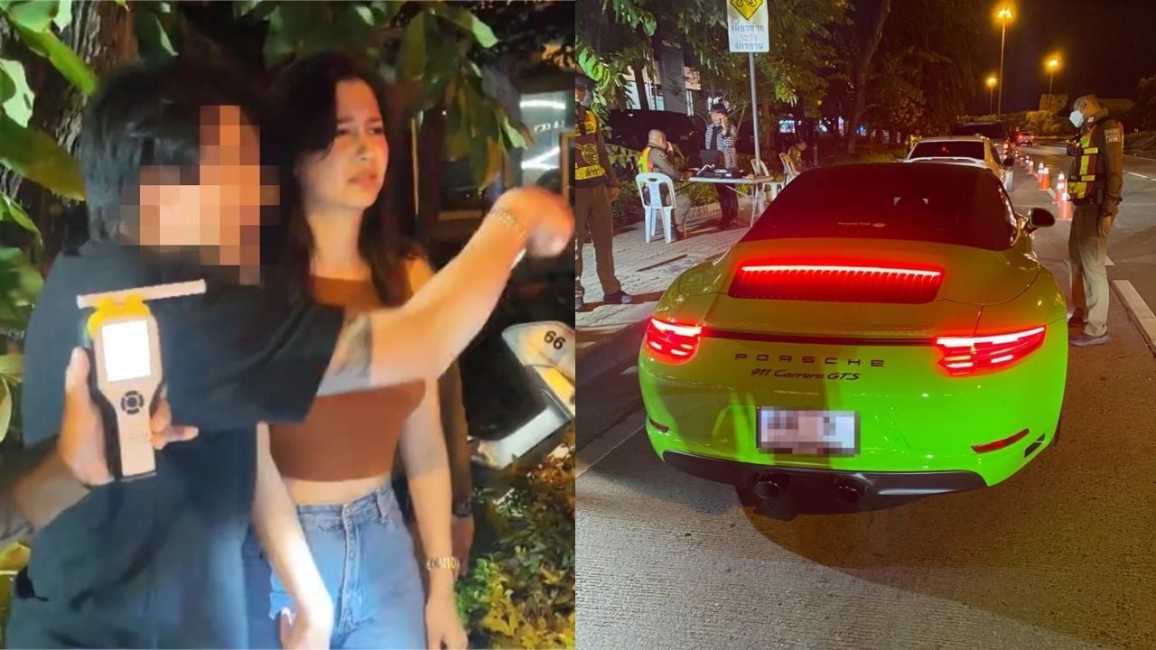Thai actress refuses alcohol test at checkpoint resulting in two month jail