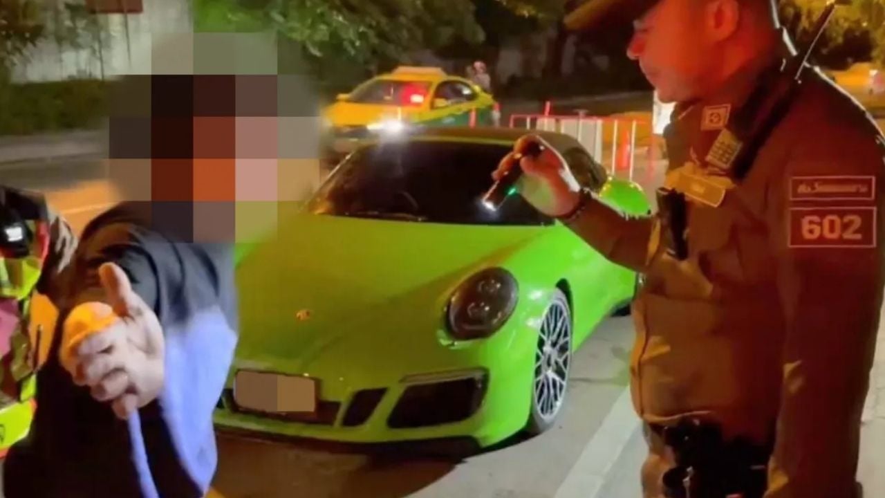 Thai businessman faces 1 month jail for insulting police at Bangkok checkpoint