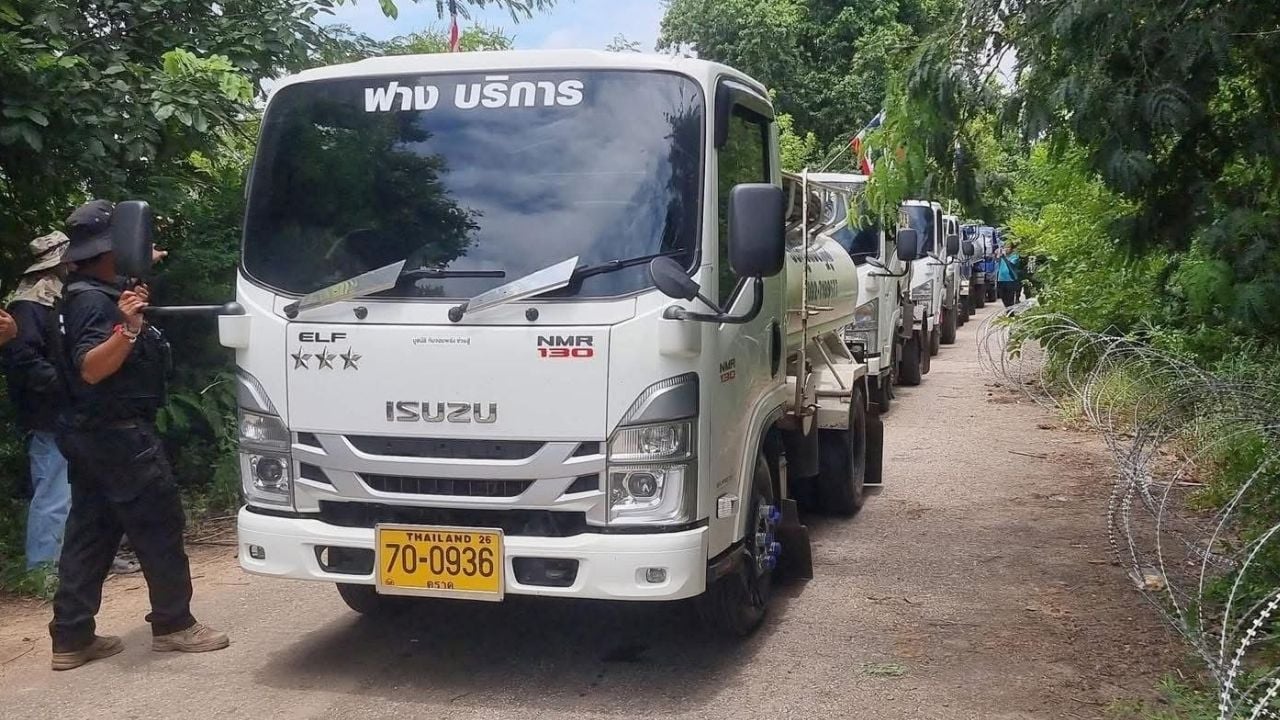 Thai social media influencer to spray waste from septic trucks at Thai-Cambodian border
