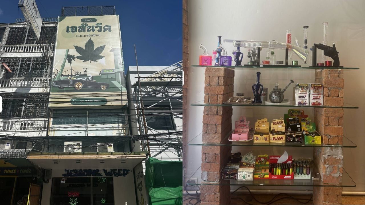 Jesson's Weed, a cannabis dispensary in Khaosan Road