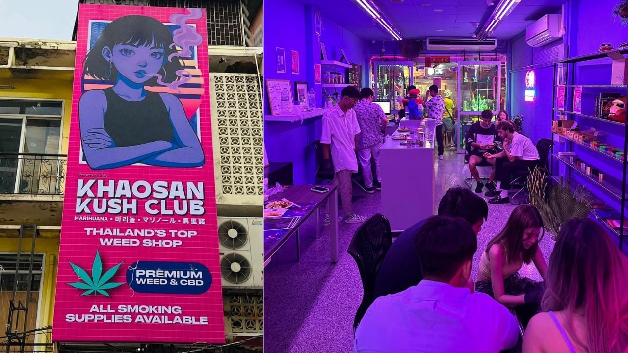 Khaosan Kush Club, a cannabis dispensary in Thailand