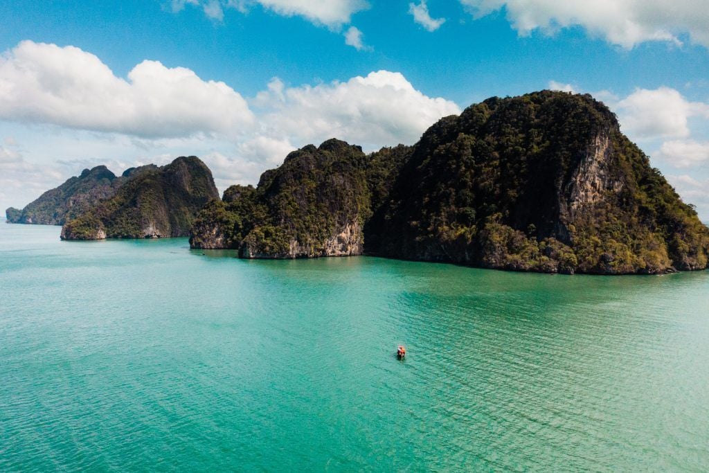 Eagle-eyed views of Koh Talabeng islands | Photo taken from Our Little Adventures website