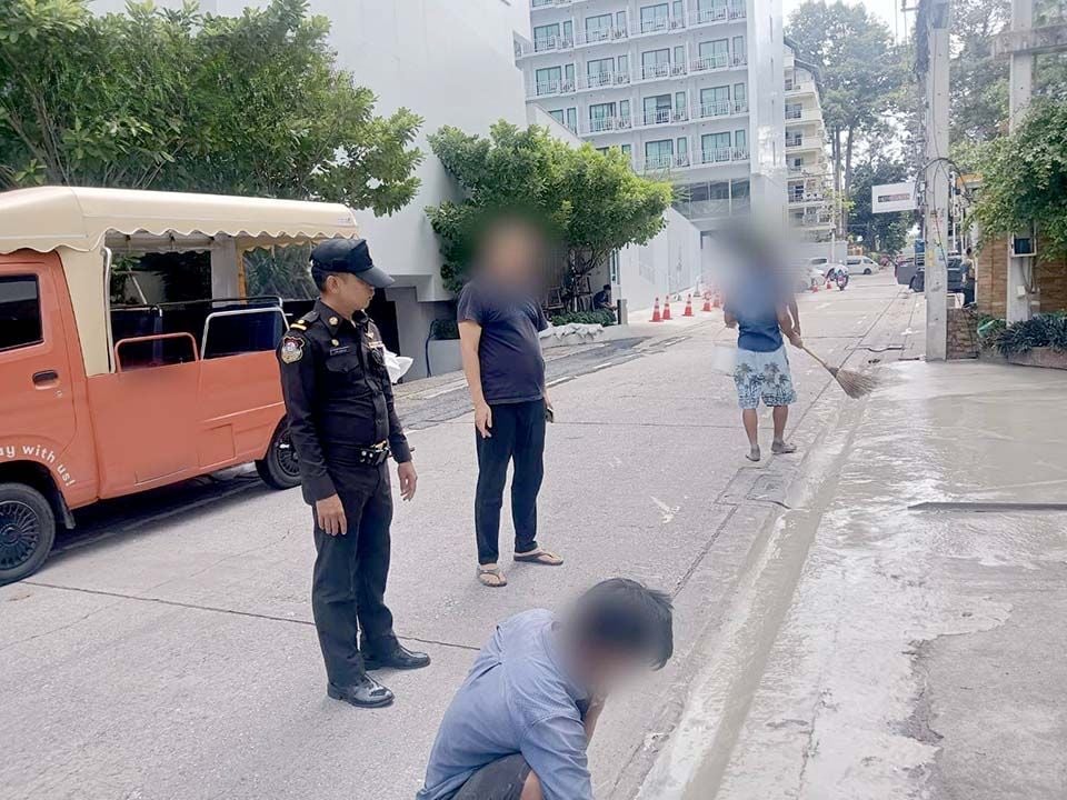 Pattaya cement scandal: Contractor fined for drain dump | News by Thaiger